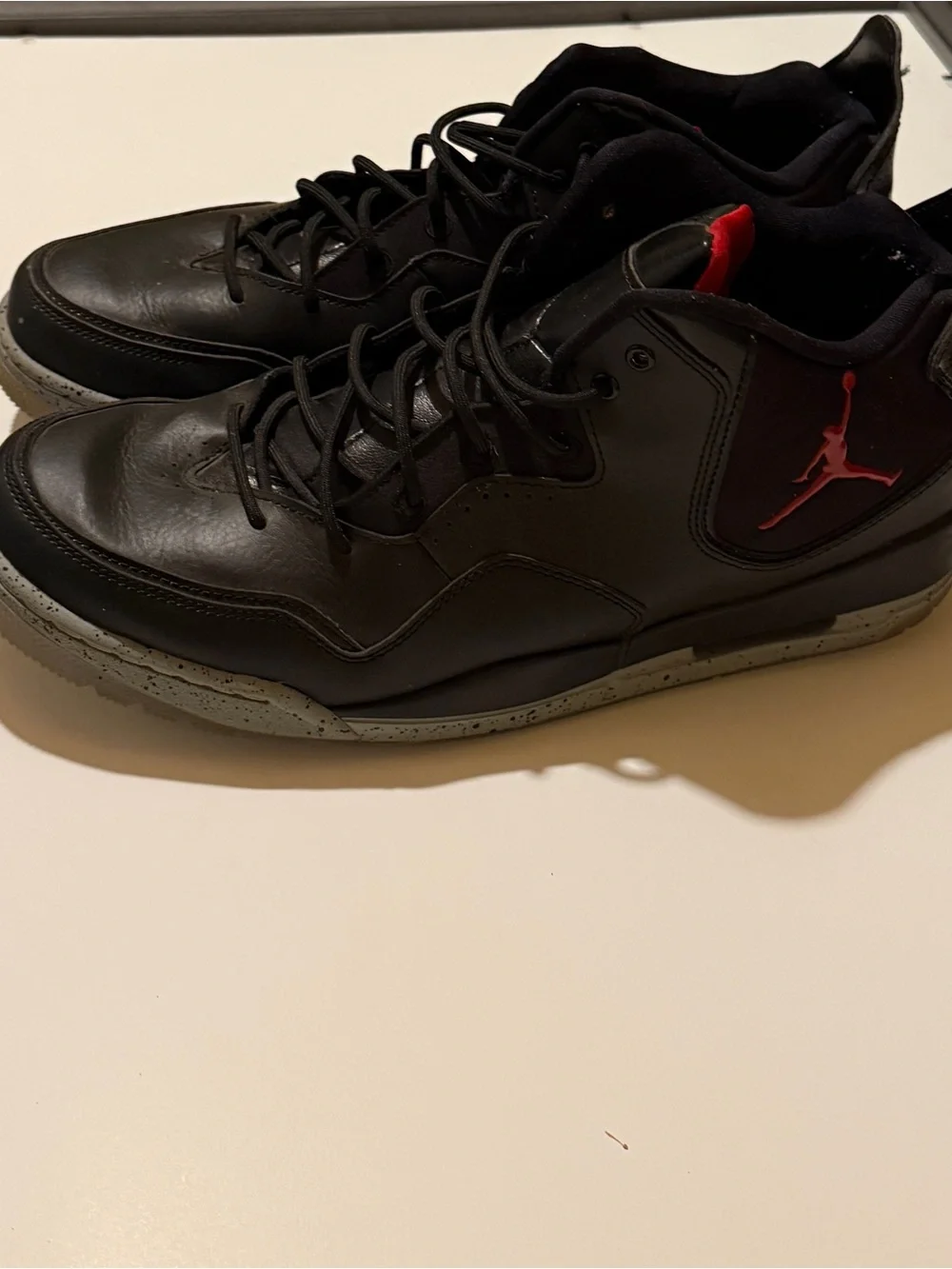 Nike Jordan Courtside 23 Black Gym Red Particle Grey Size 13